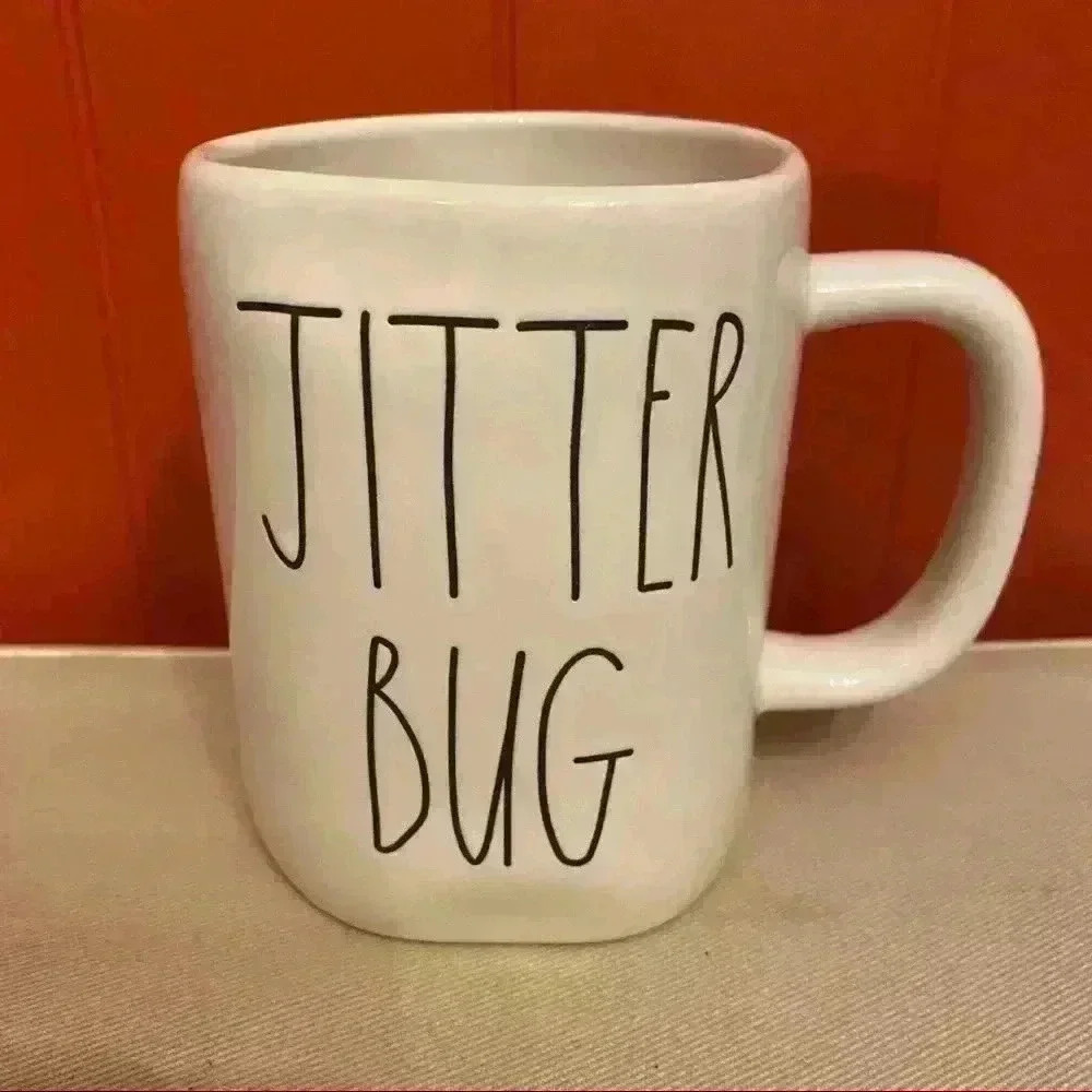 Rae Dunn Jitter Bug mug new